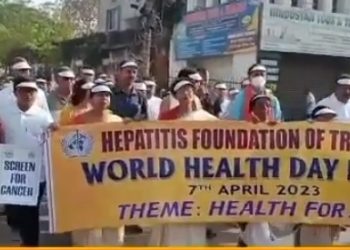A colorful rally was organized on the occasion of World Health Day on Friday 7th April  .