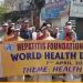 A colorful rally was organized on the occasion of World Health Day on Friday 7th April  .