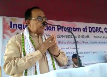 A DDRC Outreach Building was inaugurated on Saturday, April 22 for the Dibangs of Dharmanagar in North Tripura district.