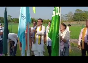 State Level School Sports Competition was held at Chandrapur on Tuesday 25th April.