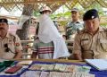 Teliamura sub-divisional police officer Prasoon Kanti Tripura led a raid based on tip-off and arrested a youth along with a large amount of drugs and cash