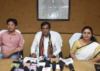 AMC Mayor Deepak Majumder holds press conference