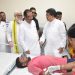 CM inaugurated the blood donation camp