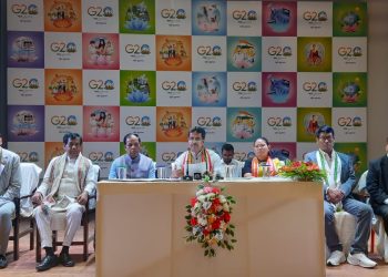 The meeting of the Science-20 Event  held at the Indoor Exhibition Hall, International Fair Ground, Hapania, Agartala on 03° April.