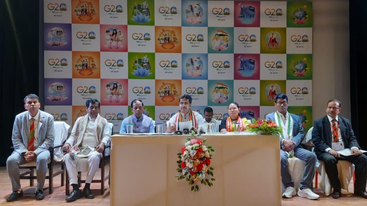 The meeting of the Science-20 Event  held at the Indoor Exhibition Hall, International Fair Ground, Hapania, Agartala on 03° April.