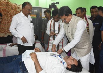Coming forward to donate blood for the sake of humanity is highly commendable: Chief Minister