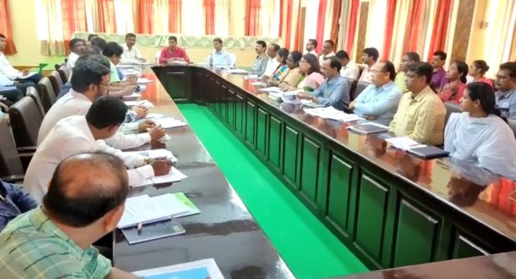 Minister Sudhanshu Das chaired a review meeting