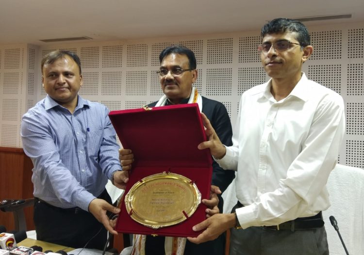 Government of Tripura has been awarded the “Best Performance Award on Electronic Procurement