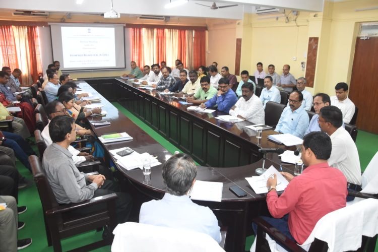 A review meeting will be held at the head office of Animal Development Department located in Agartala Gorkha Basti with the responsible officers of the department, Minister of Department Mr. Sudhanshu Das chaired the meeting.