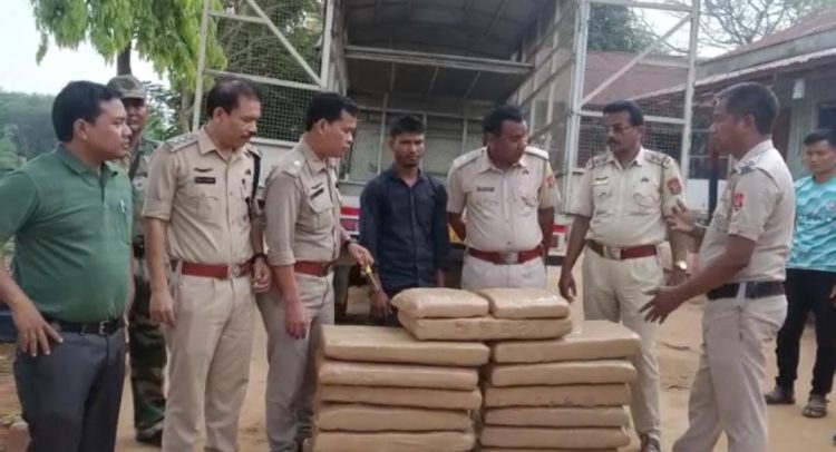 Cannabis seized during smuggling in the state