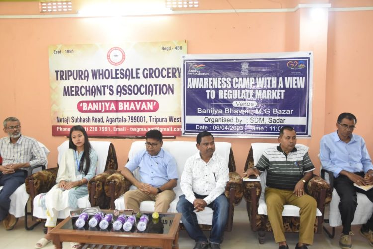 Tripura wholesale grocery marchant Association holds press conference