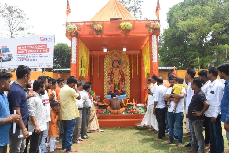 Hanuman Jayanti celebrates all over the state