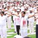 Thousands participate in the Yoga Mahotsav in Dibrugarh; practices Common Yoga Protocol (CYP)