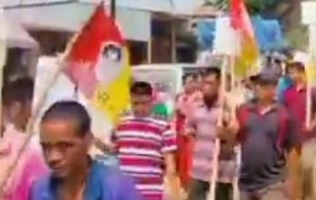 Tipra Motha Conducted Protest Rally At Tuidu & Chechua.​