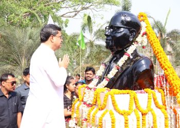 The Chief Minister laid the foundation stone of the statue of Dr. BR Ambedkar