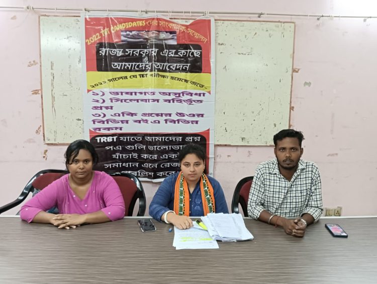 TET students go for protest