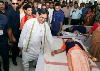 Tripura State NSS Unit and Youth and Sports Department jointly organized a Seminar and Blood Donation Camp at Rabindra Bhavan on Wednesday