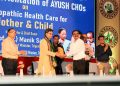 Maternal and Child Homeopathic Health Services organized by State AYUSH Mission at Rabindra Centenary Bhavan in the capital on Thursday.