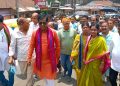 Mayor Deepak Majumdar of Agartala Municipal Corporation visited GB area on Friday 5th May