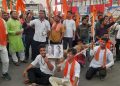 Bajrang party protest march in the city!!