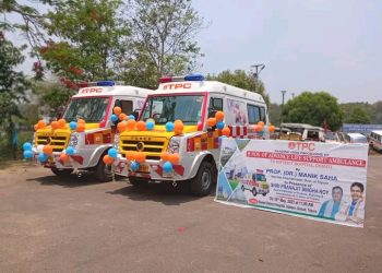 The demand to provide two ambulances to Gomti District Hospital has finally been implemented