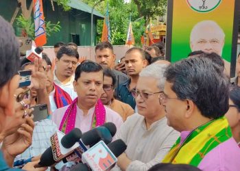 Tripura BJP sent relief materials to violence-hit Manipur.