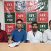 A press conference was organized at Chhatrajub Bhavan on Wednesday by the Students Federation of India