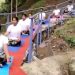 The Yoga exhibition was organized on Thursday at the foot of the BSF’s 199 Battalion at the foot of Shivyath Unakoti.