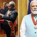 Honorable Prime Minister Modi in the best honor of Fiji.