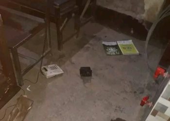 The protest turned into an attack!