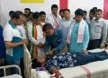 A blood donation camp was organized on Wednesday under the initiative of Fair Price Shop Management Committee