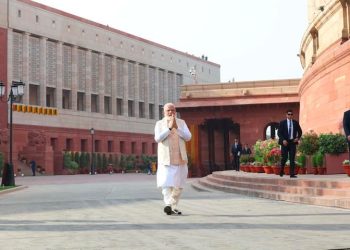 Prime Minister Narendra Modi inaugurated the new Parliament building.
