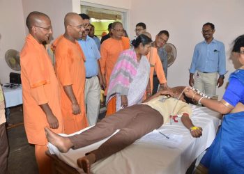 Union Minister of State  calls for blood donation
