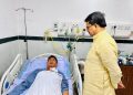 CM meets Tribal welfare minister at AIIMS, prays for speedy recovery