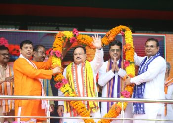 Nadda praises CM Dr Saha for his work toward people of Tripura  CM hails PM Modi’s leadership for India’s transformative progress, and welfare