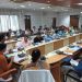 The minister reviewed the activities of the three departments