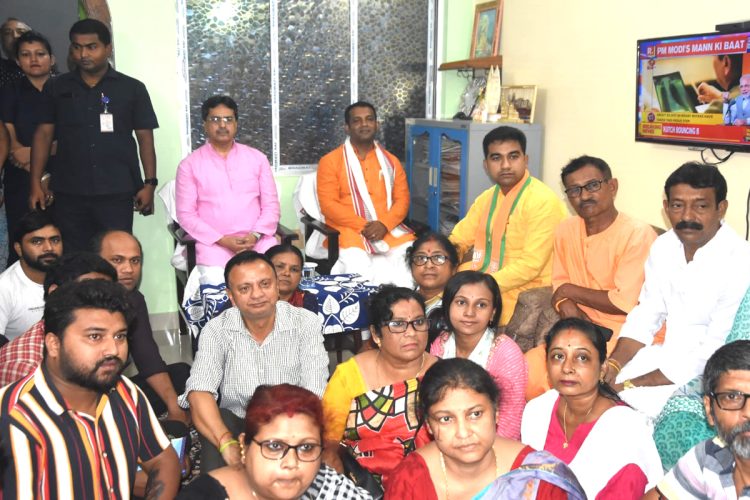 The Chief Minister heard what the Prime Minister “Mann Ki Baat”