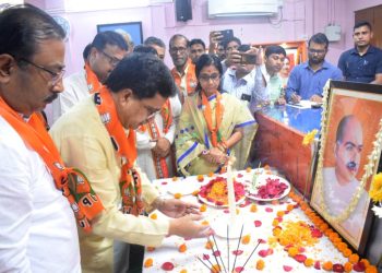 Spread ideology of Dr. Shyama Prasad Mookerjee among people: Dr Saha urges party workers