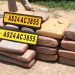 Smuggling cannabis in a novel way by putting fake number plates!