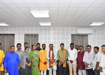 Important meeting of Bharatiya Janata Party at Chief Minister’s official residence!!