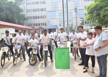 District wise bicycle rally was held on the occasion of World Bicycle Day 2023 on 3rd June.