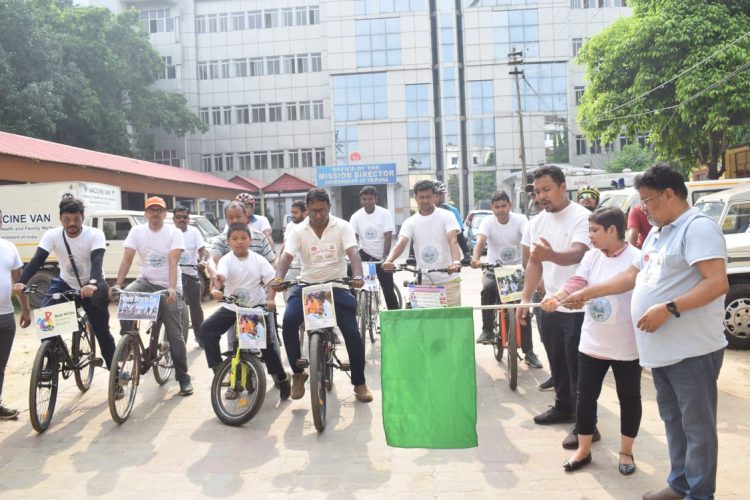 District wise bicycle rally was held on the occasion of World Bicycle Day 2023 on 3rd June.