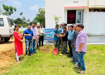 Tree plantation program by ATGDA at North District Hospital premises on the occasion of World Environment Day.