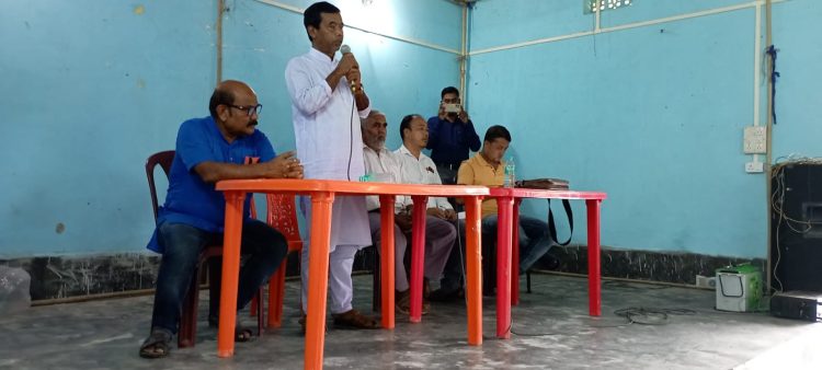 Organizational meeting of ruling party BJP of Dasda area.