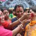 On the occasion of Ambubachi, a large crowd of devotees was seen at Lakshminarayan temple