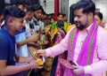 A reception was given to the current year’s higher secondary examination candidates