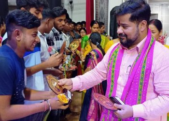 ‌A reception was given to the current year’s higher secondary examination candidates