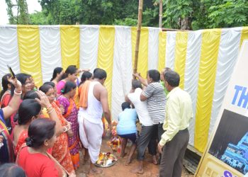 Khuti Puja for the upcoming Durga Puja was held at Shivnagar Modern Club.