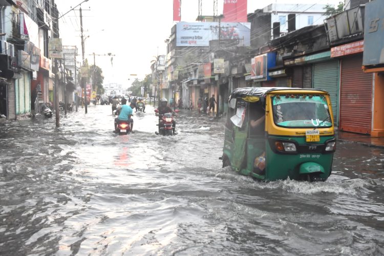 Water logged after rain