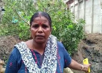 The construction of a huge water tank in the light house in Border Gol Chakkar area,